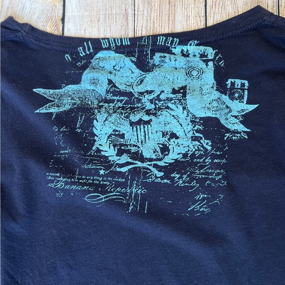 Banana Republic Classic Black Long Sleeve Tee - Picture 4 of 4